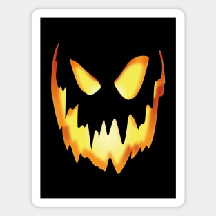 Jack-o'-Lantern Face Magnet